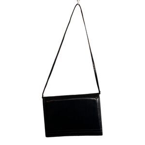 Jay Herbert Vintage Blue Envelope Clutch Shoulder‎ Bag Purse 80s Classic
